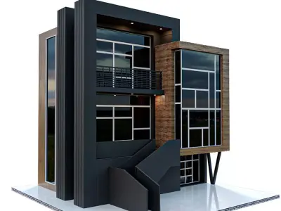 MODREN HOUSE N11 3D model