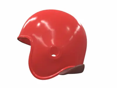 Football helmet f3 Free 3D model