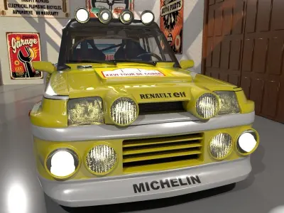 Renault 5 turbo Tour de Corse 3D model
