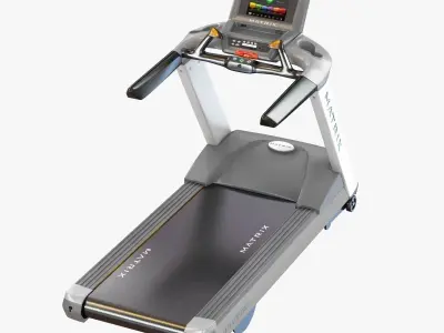 matrix fitness T7xe Treadmill 3D model