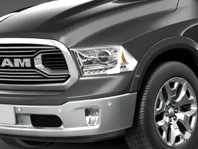 Dodge Ram 1500 Laramie Limited 2015 3D model