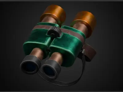 Stylized Binoculars - Game Ready - Unity and Unreal Engine Low-poly 3D model