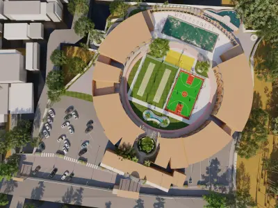 sport center 3D model