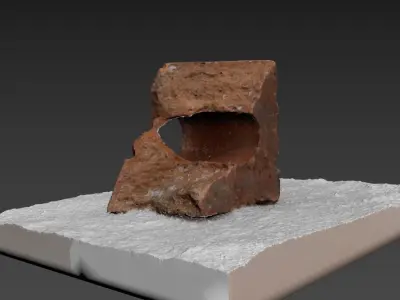 Ultra realistic Old Brick Scan 8k HD 3D model