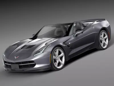 Chevrolet Corvette C7 Stingray Convertible CG 2014 3D model