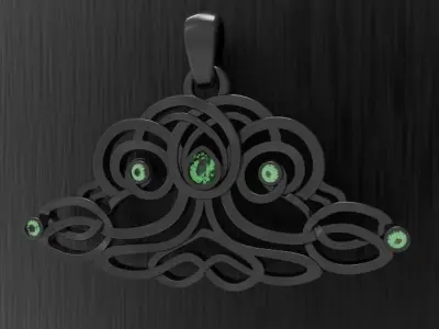 Pendant tree of life 3D print model