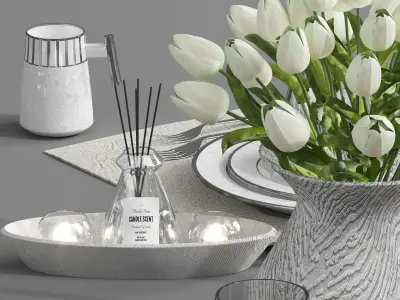 tableware set07 3D model