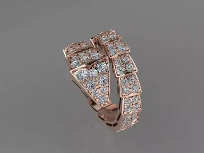Ring Bvlgari  3D print model