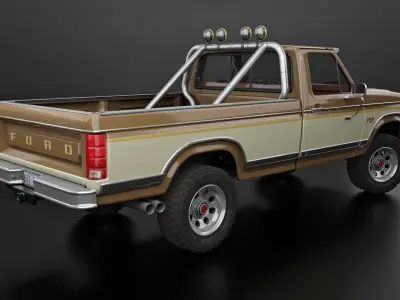 Ford F250 Complete Model  3D model