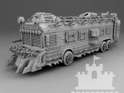 Bus survivors 3D print model