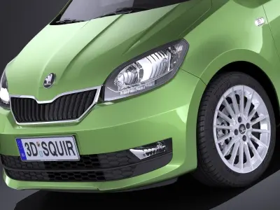 Skoda CitiGo 5-door 2017 3D model