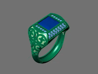 STL 3DM Gents Rings Ready Models Mens Rings 3D print model 3D print model