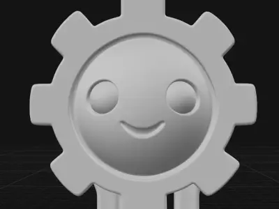 gear shaped toy 3D print model