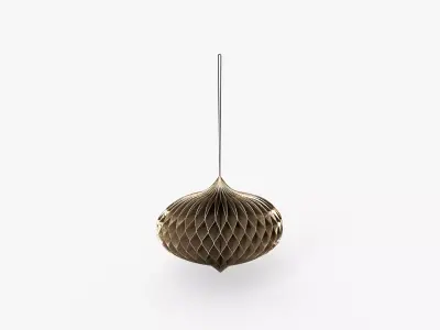 Christmas Toy Paper Spinning Top 3D model