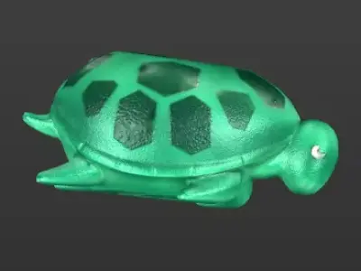 Cute Turtle - 3D Printable Toy Figure  3D print model