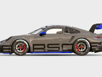 Porsche GT3 Cup 3D model