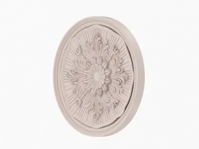 Classic Ceiling Medallion 63 3D model