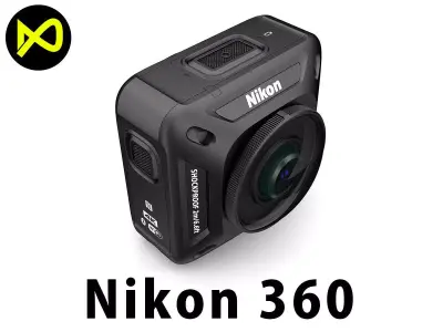 Nikon KeyMission 360 Camera 3D model