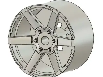 COSMIS INNERLINE S01 RIMS FOR DIECAST 64 SCALE 3D print model