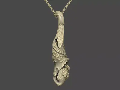 nature organic design woman wild crystal Romance 3D print model