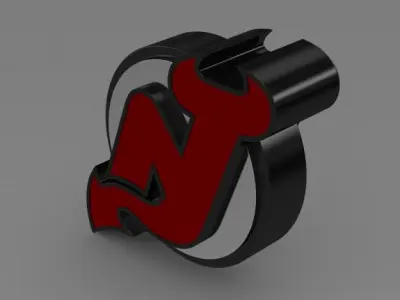 New Jersey Devils Logo 3D model