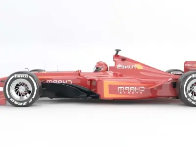 Formula 1 ferrari racing car 3D model
