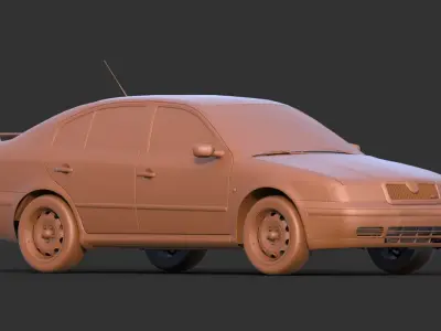 Skoda Octavia 3D print model