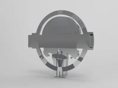 Logo front for nissan auto 3D print model