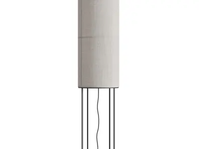 HASHIRA HIGH FLOOR LAMP RAW 3D model