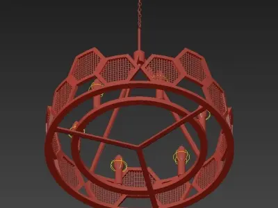 MetalComb Pendant 6 3D model