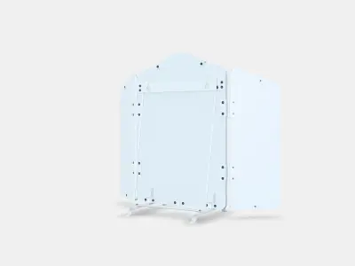 ROSSARED triple mirror Low-poly 3D model