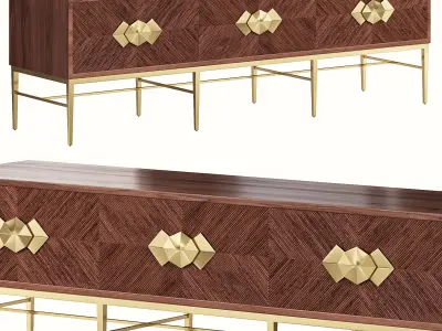 Byron Entertainment Console 3D model