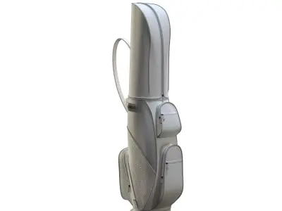 Leather golf bag Low-poly 3D model