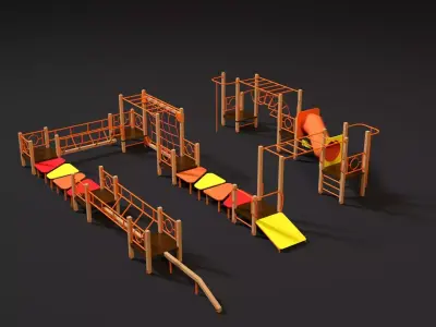 Sports complex 29 3D model