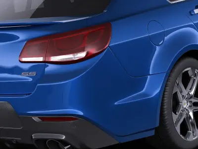 Chevrolet SS CG 2016 VRAY 3D model