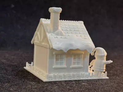 Santa house Printing 3D print model