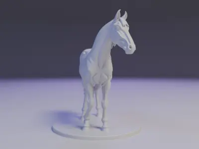 horse 3D print model