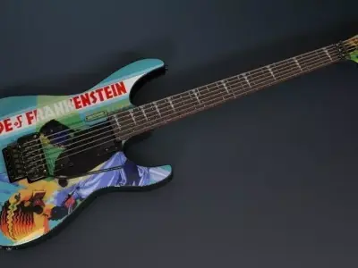 Kirk Hammett ESP KH-3 Frankenstein 3D model