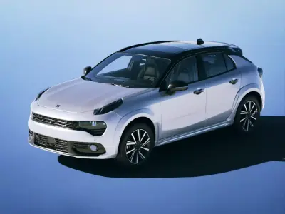 Lynk And Co 02 2021 Low-poly 3D model