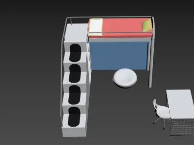  football room 3D model