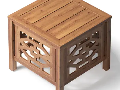 OVE Malay 3 Piece Bistro Table 3D model