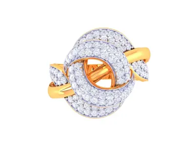 DIAMOND RING 3D print model 19