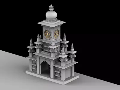 Jodhpur Clock Tower  3D model