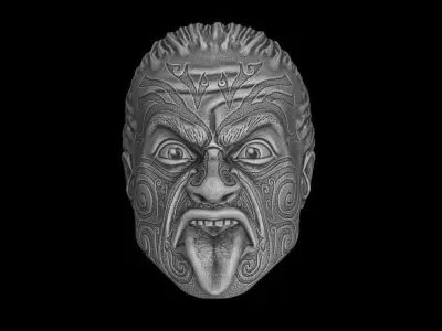 Maori ring 3d model for 3d printing 3D print model 3D print model