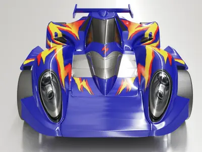 3dmax2018minicar 3D model