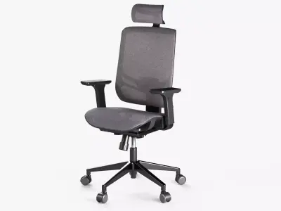 Office Chair with 8K PBR Textures 3D model
