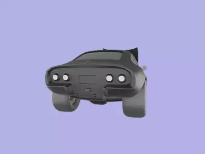 Stylized 3D Friendly Mechanic Character - Cartoon Auto  3D model