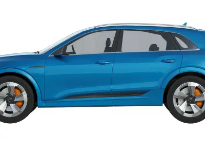 AUDI E-TRON 2020 3D model by zifir3d