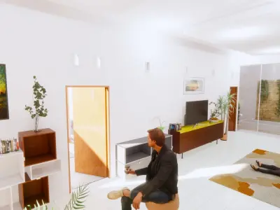 a House in makassar city 3D model