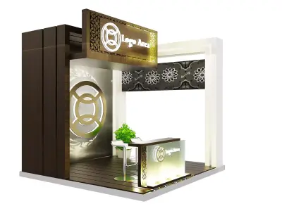 Booth Exhibition Stand a45 3D model